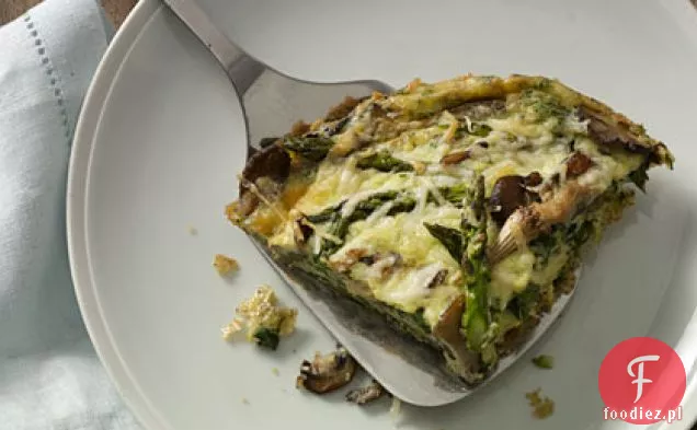 Frittata szparagowo-grzybowa