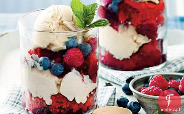 Red Velvet-Berry Cobbler