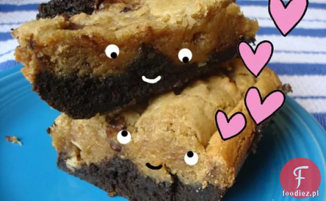 Cakespy: Blondie-Topped Brownies