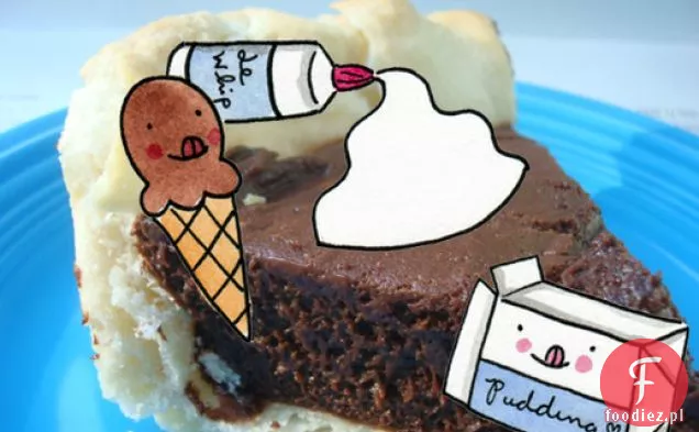 Cakespy: Podwójna Czekolada Lody Pudding Pie