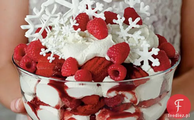 Czerwony Aksamit-Malinowy Tiramisù Trifle
