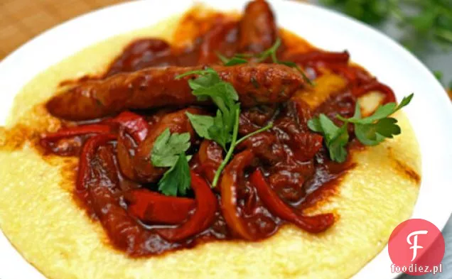 Dziś Kolacja: pieprz i kiełbasa Ragu z polentą