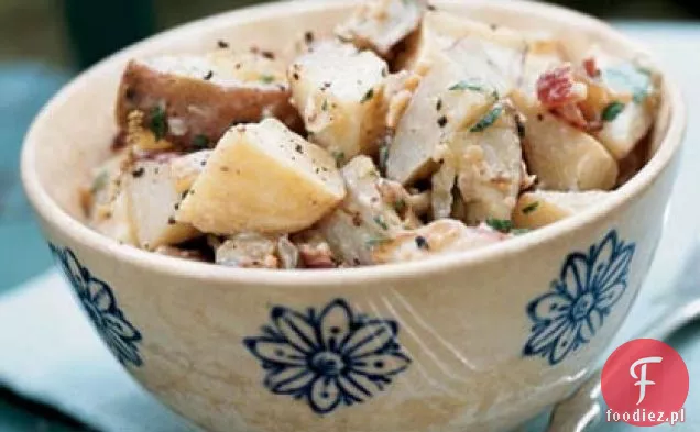 Sałatka ziemniaczana pieczona z sosem musztardowym