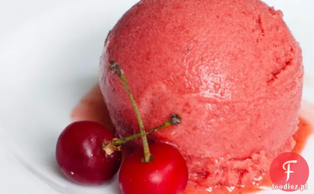 Sorbet wiśniowo-lawendowy