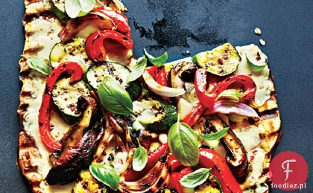 Grillowane warzywa i Pizza Fontina
