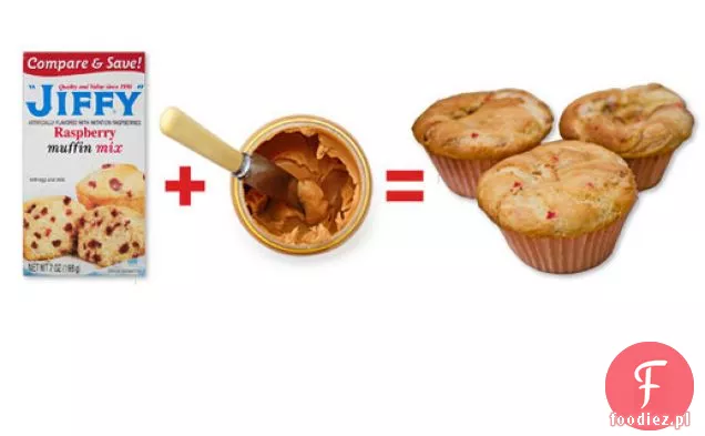 Super łatwe muffinki PB & J
