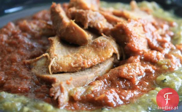 Język utwardzony w czerwonym Chile (Lengua Adovada)