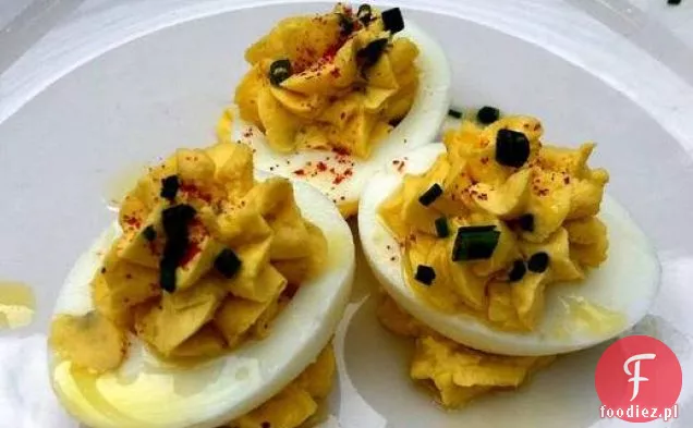 Smokey Deviled Eggs