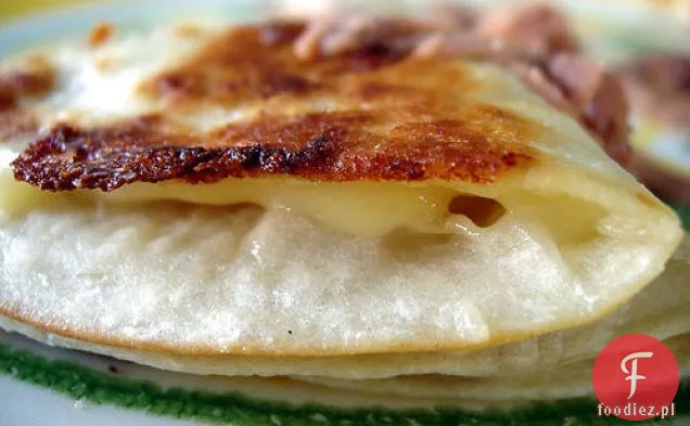 Czerwony Chard I Pieczarkowe Quesadillas