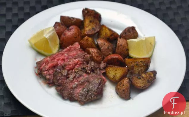 Stek z pieczonych ziemniaków i cytryny