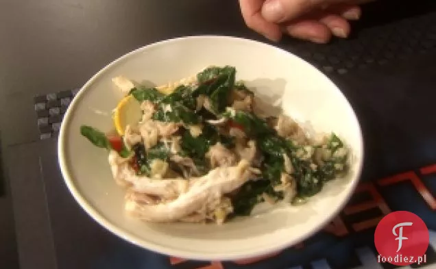 Imbir Szwajcarski Chard Chicken Stir Fry