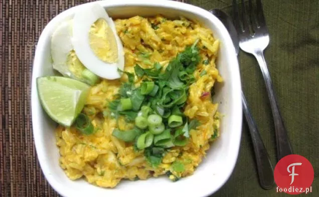 Kedgeree (Brytyjski Ryż Curry Z Wędzonym Plamiakiem)