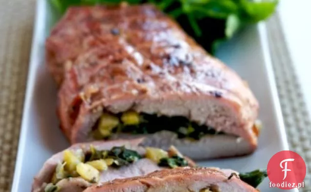 Grillowana Polędwiczka Wieprzowa Faszerowana Chardą Szwajcarską I Ananasem