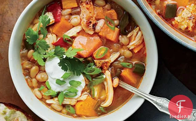 Tex-Mex kurczak Chili z limonką