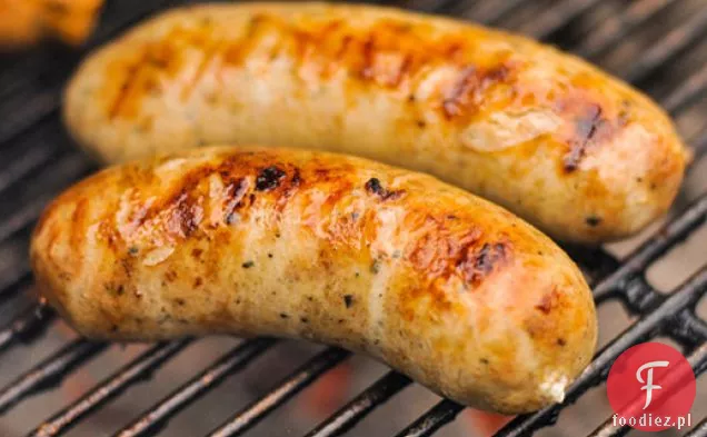 Pieczony czosnek i kiełbasa z kurczaka Feta