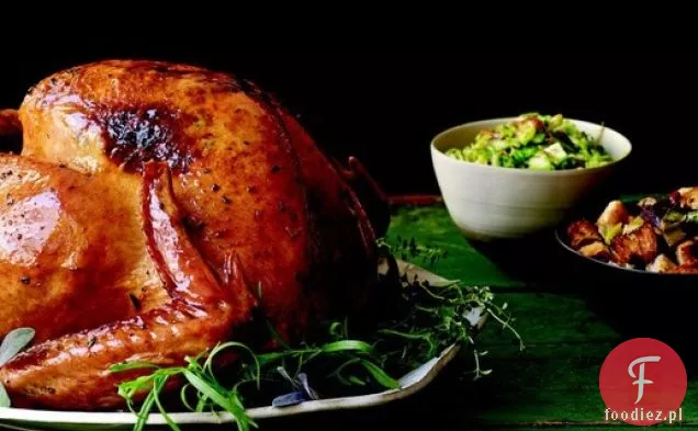 Kiełbasa, jabłko i suszona żurawina farsz z