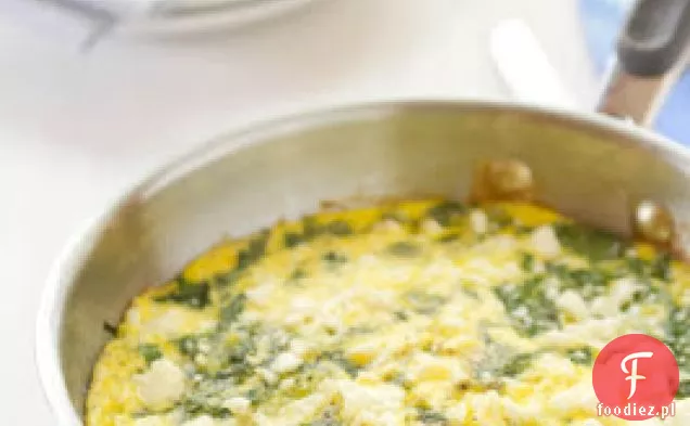 Szwajcarska Chard I Feta Frittata