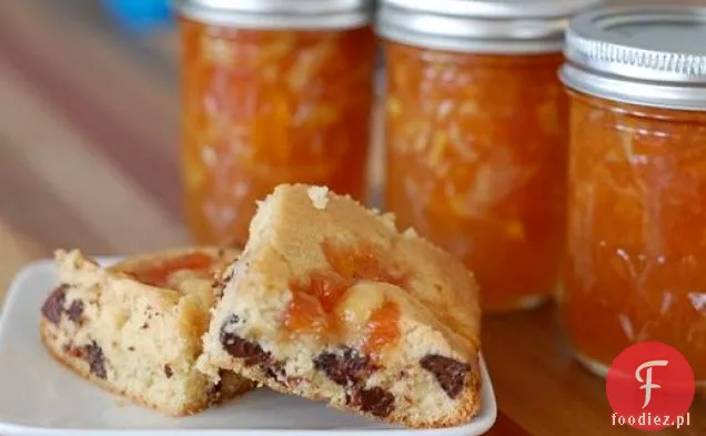 Cara Cara pomarańczowa marmolada Blondies z czekoladą