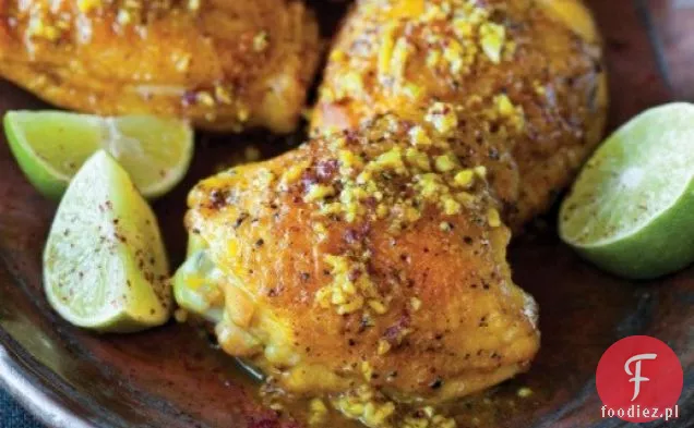 Kurczak kurkuma z sumakiem i limonką z nowej kuchni Perskiej