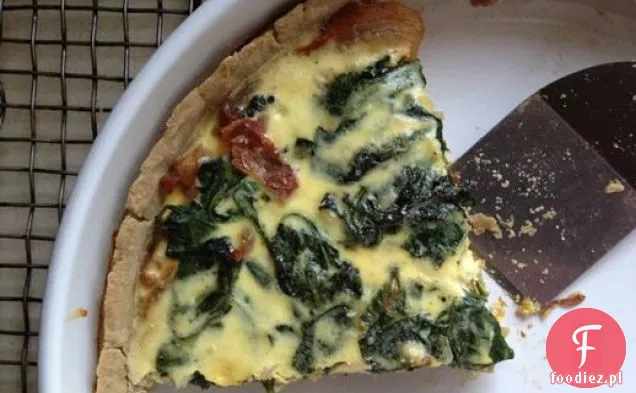 Tarta szpinakowo-cebulowa bezglutenowa