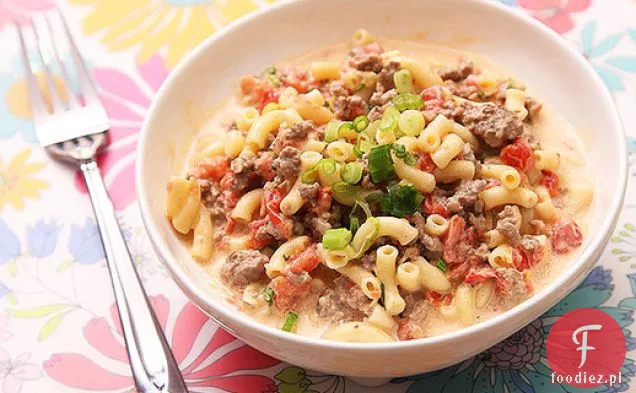 Cheeseburger makaron z serem