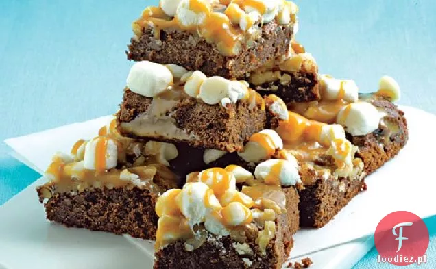 Karmelowo-Marshmallow Brownies