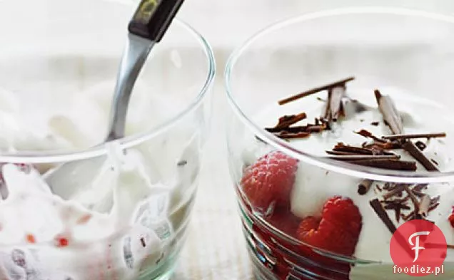 Maliny, Ricotta i czekolada Parfaits