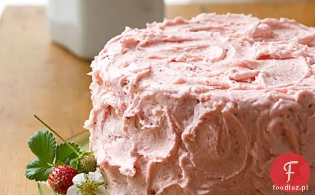 Tort Truskawkowy Trzypiętrowy