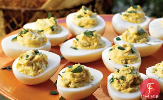 Pikantne Południowo-Zachodnie Deviled Eggs