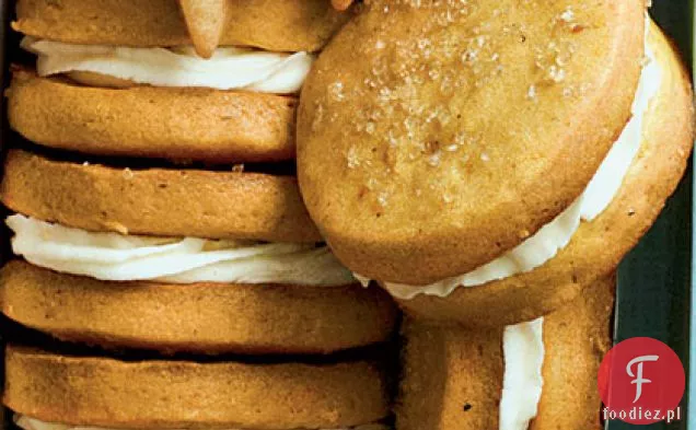 Słodkie Ziemniaki-Marshmallow Sandwich Cookies