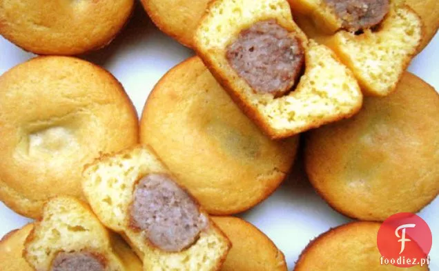 Muffinki Kukurydziane Faszerowane Kiełbasą