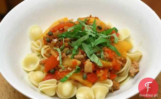 Ragu jabłkowo-wieprzowe z Orecchiette