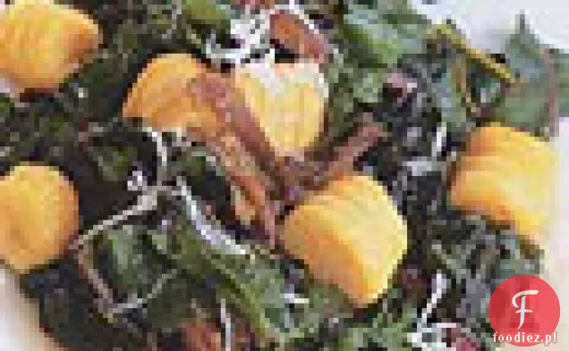 Gnocchi Z Dyni Z Kaczką Confit I Chardą Szwajcarską