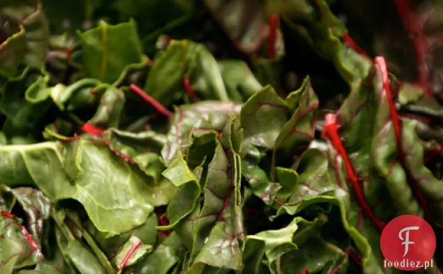 Chard Szwajcarski + Boczek Linguine Z Sosem Śmietanowym Z Dyni