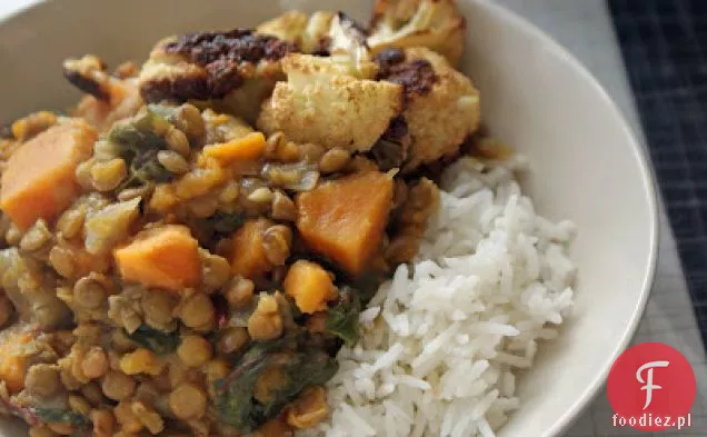 Curry Soczewica Ze Słodkimi Ziemniakami I Boczkiem Szwajcarskim