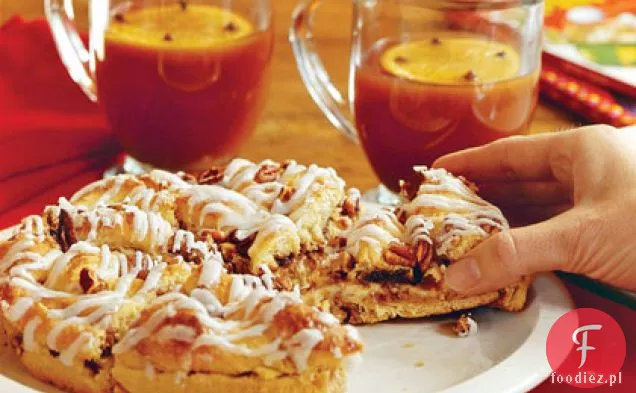Holiday Cream Cheese Coffee Cake