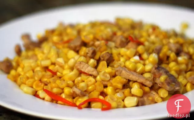 Dziś Kolacja: wieprzowina Miao z kukurydzą i Chiles