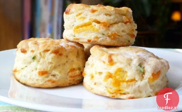 Pieczenie chleba: Cheddar i ciastka Scallion