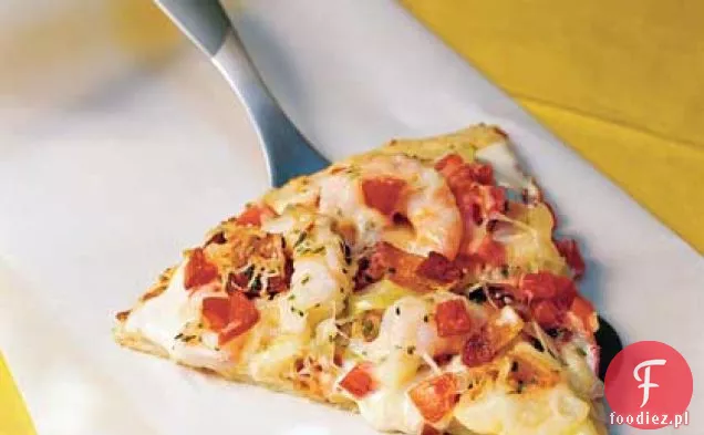 Krewetki Alfredo Pizza