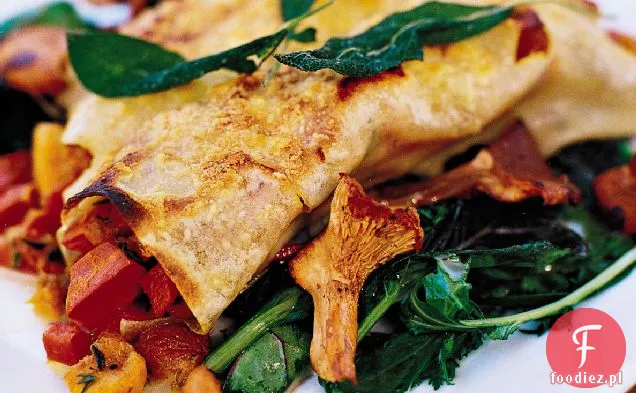 Pieczona marchewka i dyni Cannelloni