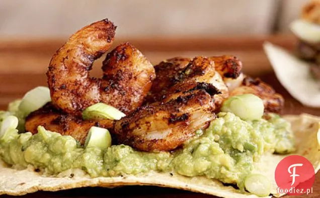 Krewetkowo-Guacamole Tostadas