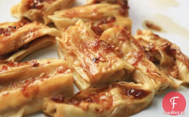 Beancurd Sticks pieczone z sosem sojowym, imbirem i miodem