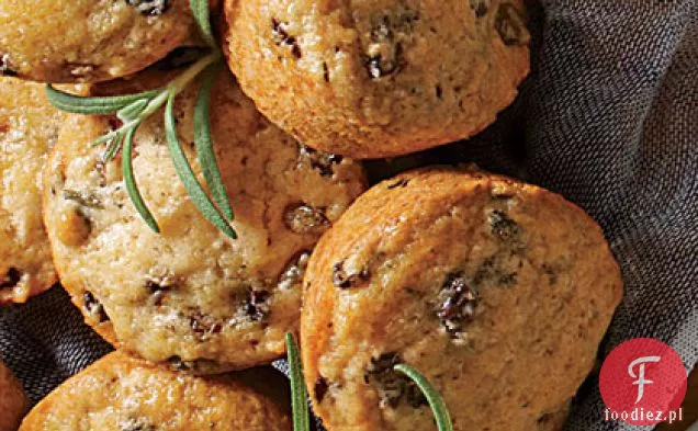 Świeże Muffinki Z Rozmarynem