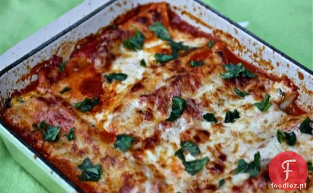 Cannelloni Szpinakowe W Sosach Pomidorowo-Crème Fraîche