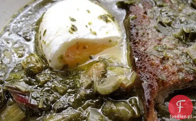 Acorda (portugalska zupa chlebowa z kolendry)
