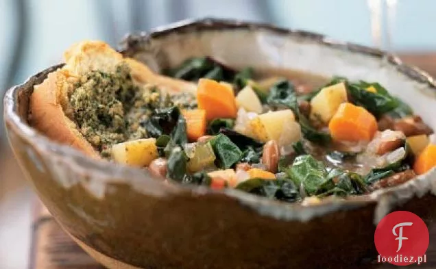 Ribollita z ziołowym Pesto