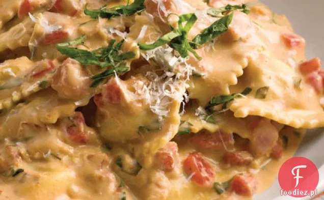 Makaron Toskański Z Kremem Pomidorowo-Bazyliowym