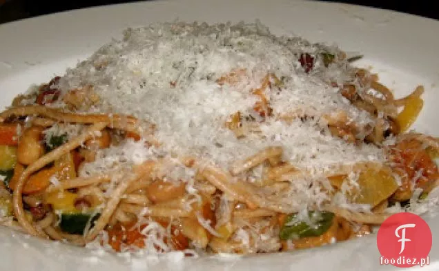 Domowe Spaghetti pełnoziarniste Diva z Black Eyed Peas & Ch