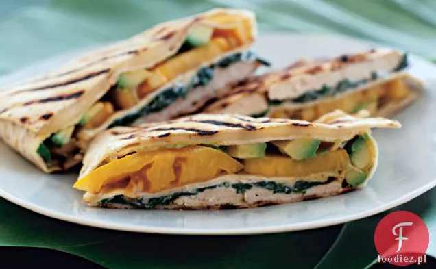 Okłady z kurczaka, awokado i pomidorów