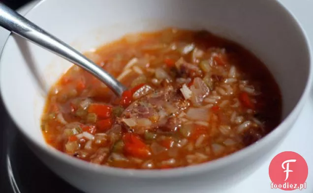 Dziś Kolacja: zupa pomidorowa, ryżowa i Andouille
